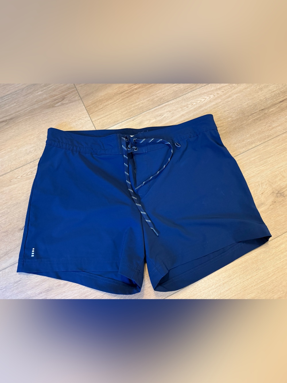 Lands' End Navy Blue Swim Shorts